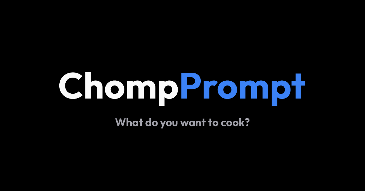 ChompPrompt iOS App